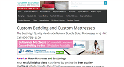 Desktop Screenshot of mycustombedding.com