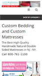 Mobile Screenshot of mycustombedding.com